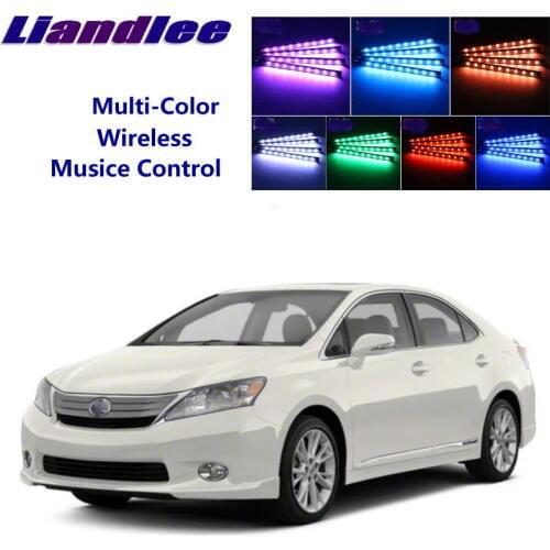 LiandLee Car Interior Floor Decorative Atmosphere Seats Ambient Neon light For Lexus HS 250h / F 2009~2017