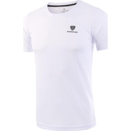 2019 new arrival Men Tight Jerseys Elastic Quick Dry Comfort Tops 88% Polyester Tees Sports T-shirt