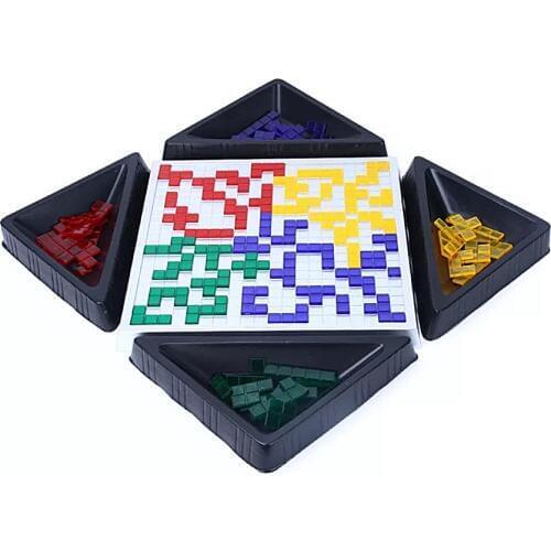 The Strategy Game Blokus Board Game Educational Toys 484 Squares Game Easy To Play For Children Russian Box Series indoor games