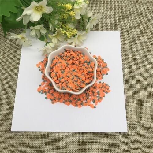 20g carrot Resin DIY Supplies Nails Art Polymer Soft Clay Accessories DIY Sequins scrapbook shakes