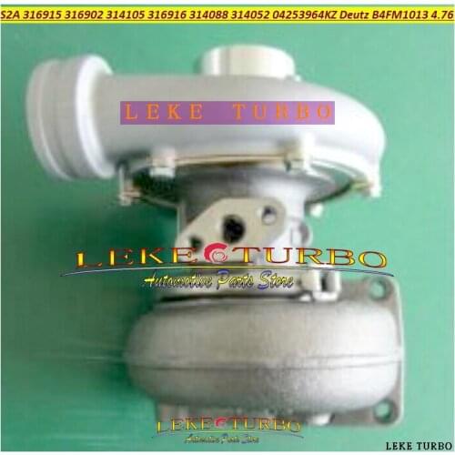 S2A 316911 314098 314092 316907 316902 316909 316920 314105 314101 316916 314088 314052 4253964KZ Turbo For Deutz B4FM1013 E EC