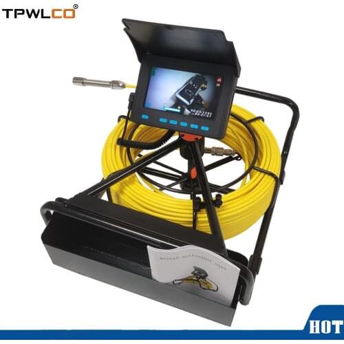Plumbing Detector 4.3 Inch Monitor Sewer Drain Pipe Snake Inspection Camera in Pipeline Endoscope System