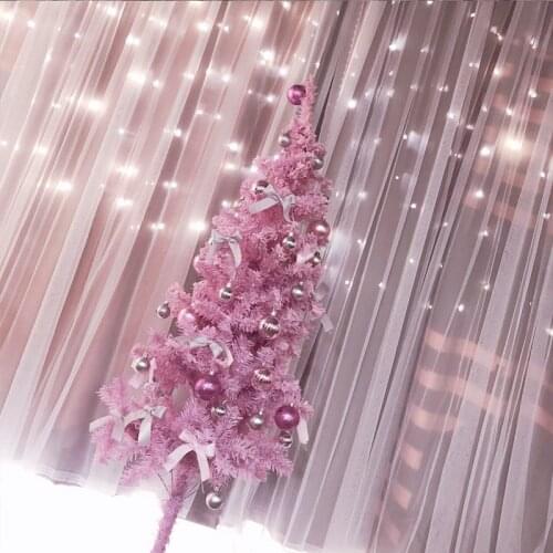 Custom Made Princess style Double Layer Blackout Star Hollow Curtains with Lace Tulle Fabric for Home Living Room window Decor