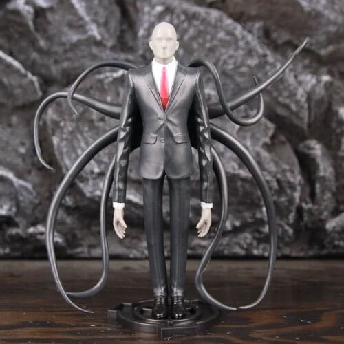 Slender Man 7" Figurine Slenderman 18cm Figure Urban Legend Creepypasta Thriller SCP Foundation Horror Fiction Anime Toys Doll