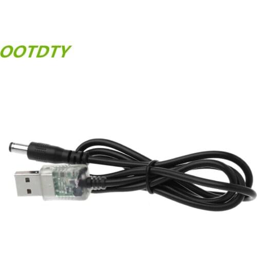 USB 5V to 8.4V Power Charge Cable For Bicycle LED Head Light 18650 Battery Pack