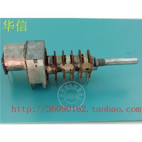 [VK] Stock Japan ALPS six with tap potentiometer 50K-40MM axle switch