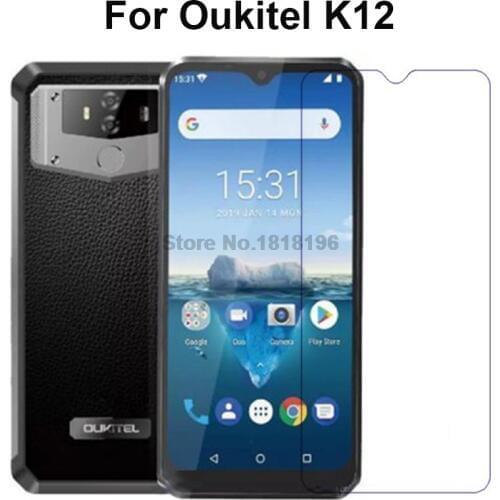Tempered Glass for Oukitel K12 Screen Protector 9H Protective Mobile Phone Front LCD Film For Oukitel K12 6.3" Case Glass Cover