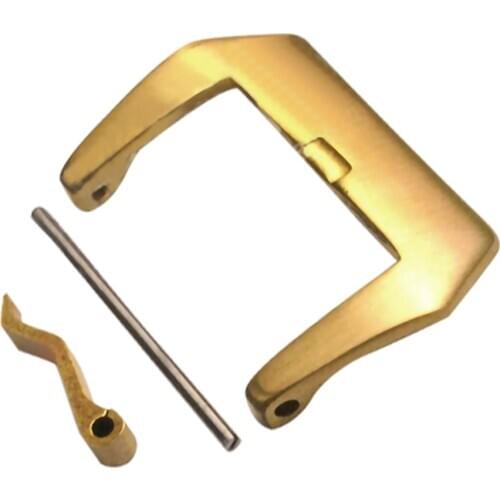 18 20 22 24 26mm Silver Black Watch Clasp Buckle Bronze Brass for Pam Bell Ross Rado Montblanc DIY Replace