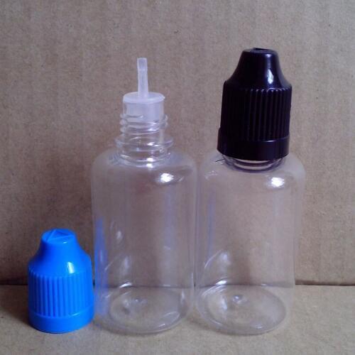 100pcs Hard PET 30ml Plastic Dropper Bottle E Liquid Bottles With Child Proof Cap Empty Clear Vial