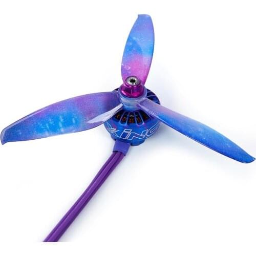 4pcs/2pairs Gemfan Windancer 5043 Propeller Sky Color T5043C 5x4.3 Inch PC 3-Blade CW CCW Propeller FPV Racing Drone Freestyle