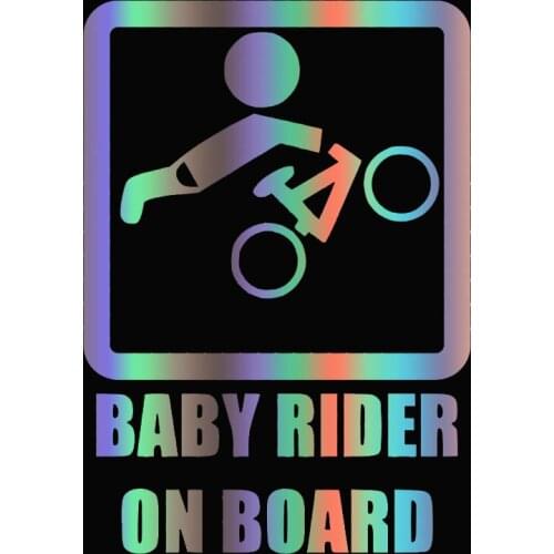 Car stickers. Baby riders on the car. Off road. Childrens Motorcycle. Personalized auto parts. Interesting Decal PVC