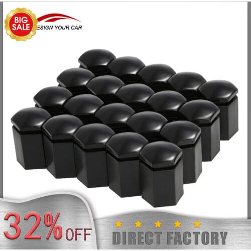Car-styling 17*30mm Black 20Pcs/set Vehicle Auto Car Wheel Nut Bolt Cover Cap for VAUXHALL Cars