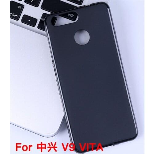 Luxury Black Soft Silicone Phone Case Cover For ZTE Blade V9 Vita Back Covers For ZTE Blade V9 V9 Coque Fundas Shell Capa