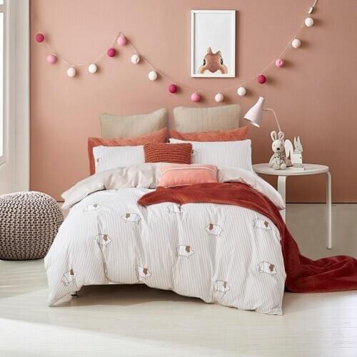 Home Textiles Cartoon Pig Childrens Bedding Set Bedclothes include Duvet Cover Pillowcase Comforter Bedding Sets Bed Linen