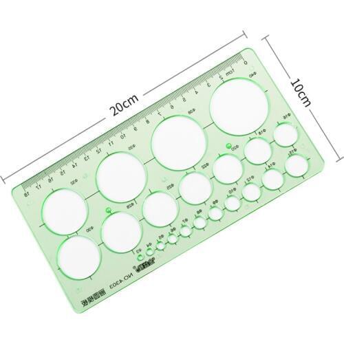 Jinsihou 4303 Round Template Ruler Circle Drawing Template Ruler building design ruler
