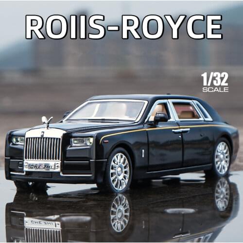 1:32 Rolls-Royce Phantom Alloy Car Model Diecasts Metal Toy Vehicles Car Model Simulation Sound Light Collection Kids Toys Gift