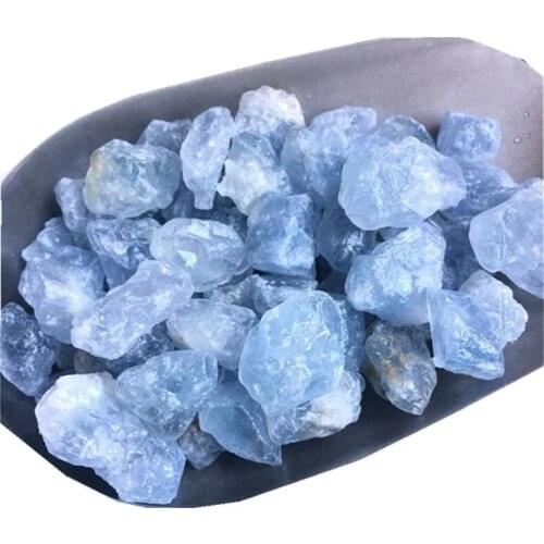Natural Celestite Rough Stone Crystal Gemstones For Healing Reiki
