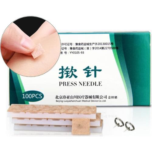 500 piece disposable sterile ear press needles acupuncture needles ear massage plaster Zhongyan Taihe Acupuncture press Needle