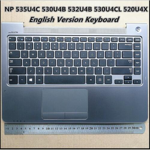 Laptop Palmrest Upper lower Case For Samsung NP535U4C NP530U4B NP532U4B NP530U4CL NP520U4X Bottom Base Cover