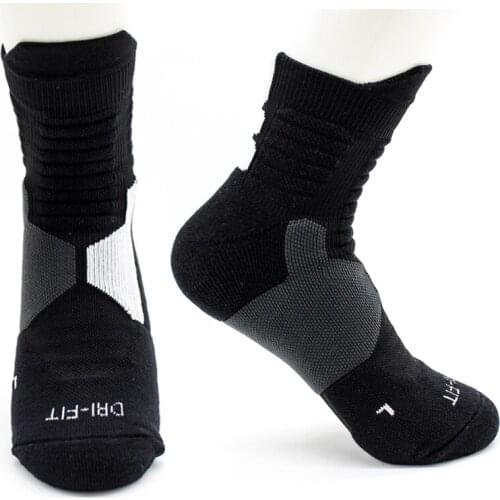 Professional basketball socks breathable non-slip sport socks thicker cotton towel elite men socks outdoor running socks