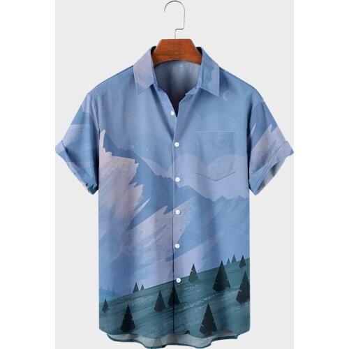 QIANTANG Men's T-shirts With Print