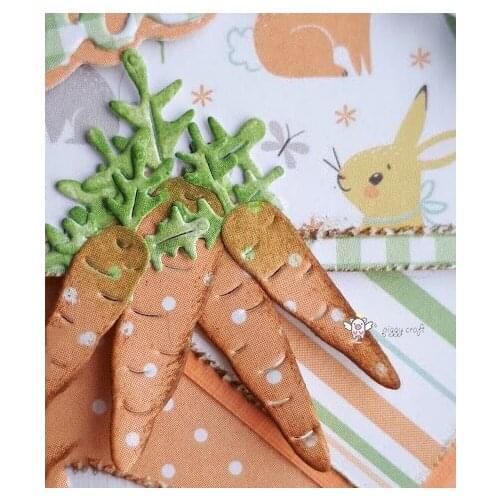 Mmao Crafts Metal Steel Cutting Dies New Carrot decoration Stencil For DIY Scrapbooking Paper/photo Cards Embossing Dies