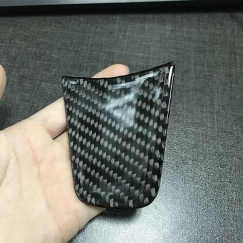 Car Steering Wheel Carbon Fiber Interior Stylish Sticker Compatible for Model 3 Redefine Style No drilling Perfect Fit G5AD