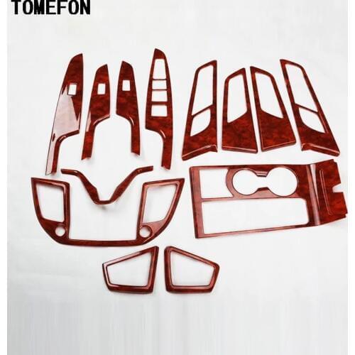 TOMEFON For Hyundai Tucson 2015 2016 ABS Special Paint Inner Handle Panel AC Vent Door Window Switch Bottons Interior Styling