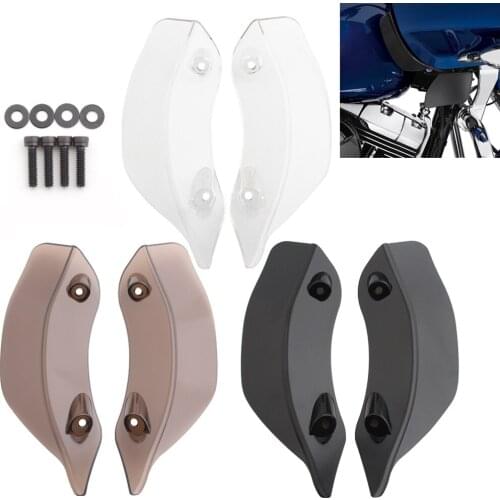 Upper Batwing Fairing Air Deflector For Harley Road Glide FLTRX Ultra FLTRU 2015-2020 Motorcycle Side Wind Windshield