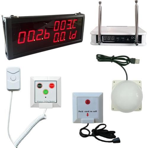 Ycall Wireless Nurse Call System Display Receiver with Patient Buzzer Corridor light