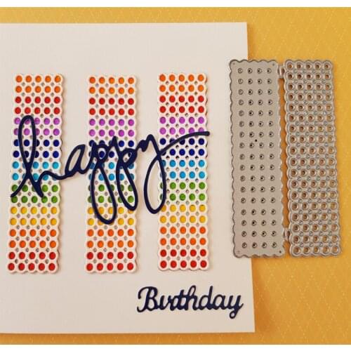 YINISE Strip COVER MOLD Metal Cutting Dies For Scrapbooking Stencils DIY Album Cards Decoration Embossing Folder Die Cuts Tools