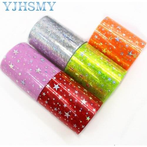 YJHSMY I-19619-1414 ,Printing Sequin Shiny Glitter Cartoon 75mm(3") Ribbon DIY Hairbows Accessories Wedding Party Decoration 2y