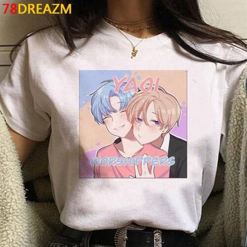 Yuri on Ice Bl Yaoi t-shirt top tees men 2021 casual streetwear t shirt streetwear