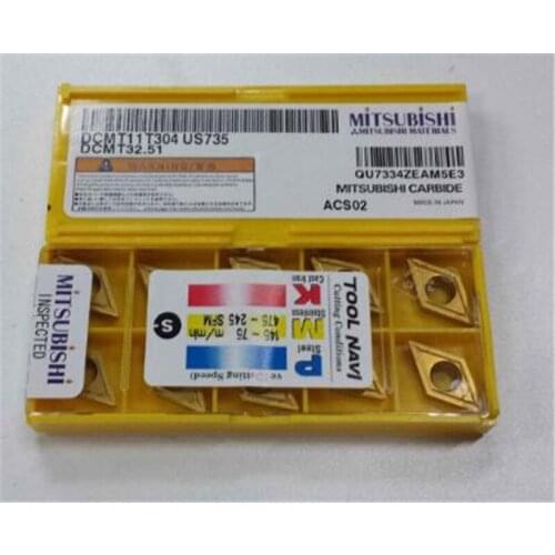 10pcs DCMT11T308 US735 DCMT11T304 US735 free shipping