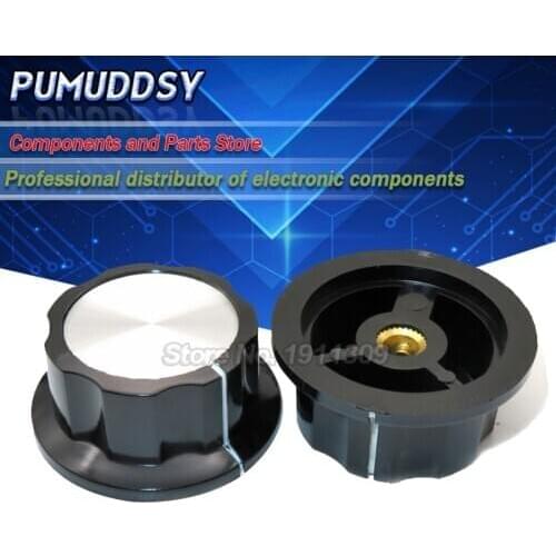 2PCS Hat MF-A05 potentiometer knob WH118 WX050 bakelite knob copper core inner hole 6mm