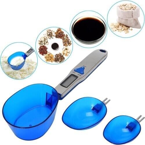 5 Sets Kitchen Digital Scale Spoon 500g/0.1g Electronic Measuring Spoon Weight Volumn Food Scales Cooking Tools Wholesale X2