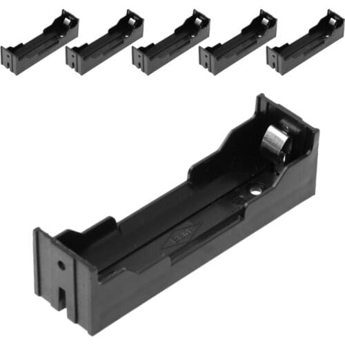 5Pcs/Set DIY ABS Storage Box 2-Pin Holder Case For 1x Li-ion 18650 3.7V Battery E56B