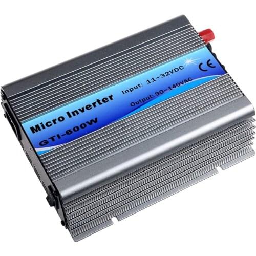 600W Solar PV On Grid Inverter DC10.5-28V to AC110V/220V 600W Solar Grid Tie Micro Inverter
