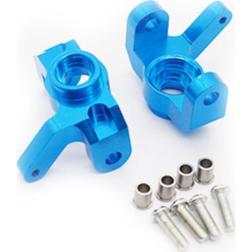 Aluminum Steering Hub Carrier Knuckle (L/R) 0005 Portal Drive Housing Front for WLtoys 12428 12423 1/12 FEIYUE Desert Eagle FY03