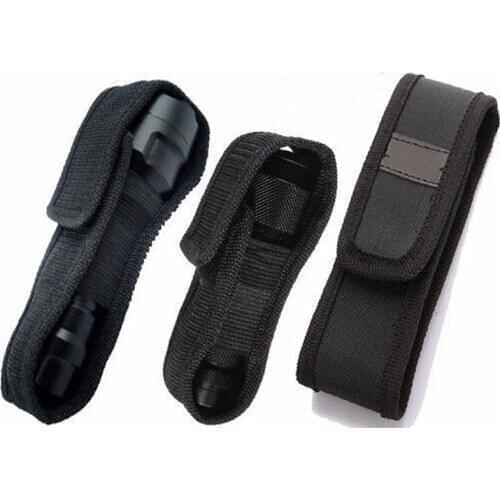 Portable LED Flashlight Holster Pouch Nylon Torch Case Pouch Torch Cover For Flashlight 3 Size