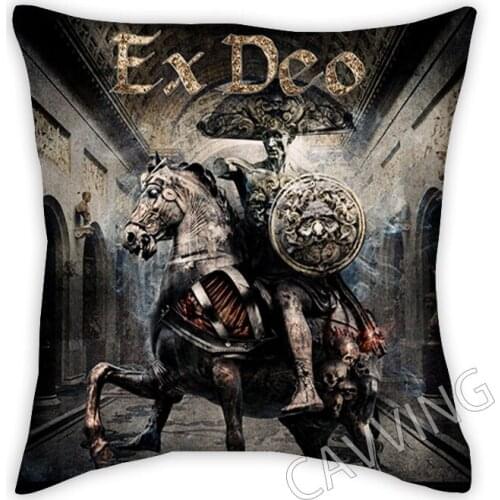 Ex Deo Band 3D Printed Polyester Decorative Pillowcases Throw Pillow Cover Square Zipper Pillow Cases Fans Gifts