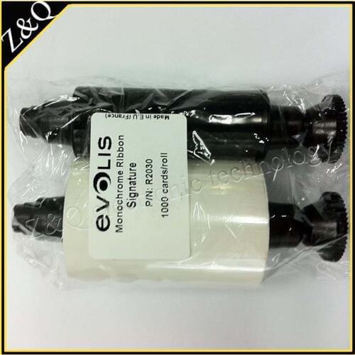 Cheap Evolis R2030 white printer ribbon for use with Evolis Pebble and Dualys card printer models