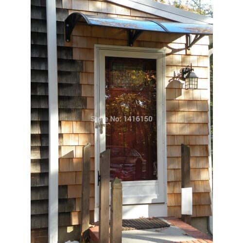 DS100240-A,100x240cm,popular in USA outdoor awning with aluminum bracket,home decoration entry door awning