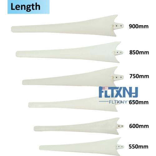 Factory shipped horizontal generator/turbine blades 550mm 600mm 650mm 700mm 750mm 800mm 850 900mm DIY blades