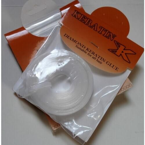 Wholesale Italy strip keratin glue tape glue one roll 3 meter