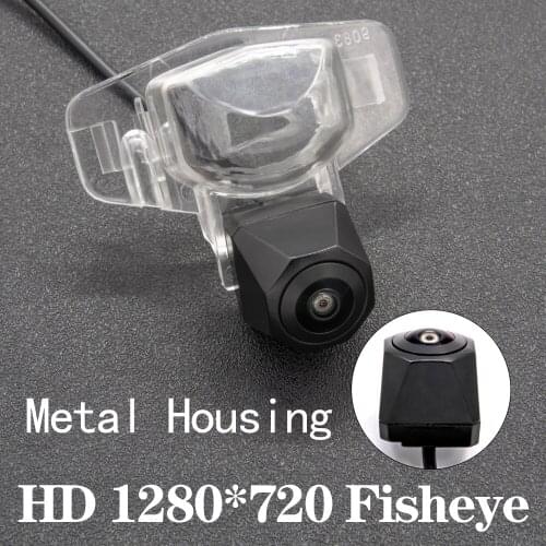 HD 1280*720 Fisheye Metal Housing Car Rear View Camera For Honda Fit/Jazz MK1 MK2 2001-2013 Honda Freed MK1 MK2 2008-2019