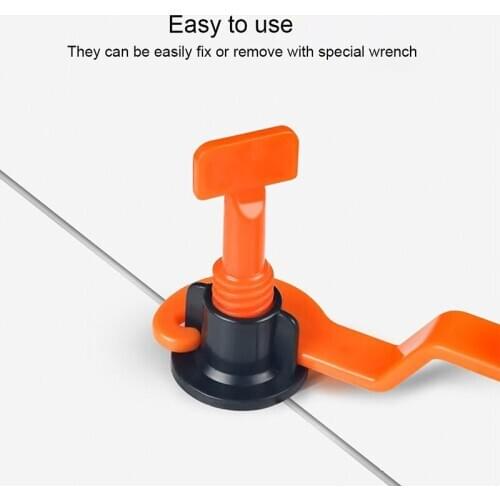 50pcs Leveling System Leveler Locator Spacers Plier Level Wedges Tile Spacers For Flooring Wall Tile Spacer Carrelage Tile