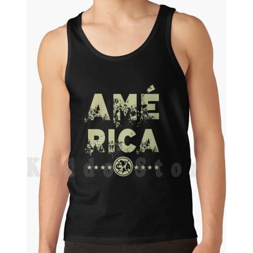 Las Aguilas De Club America-Mexican Soccer Team Gifts For The Family. Tank Tops Vest 100% Cotton America Es Mi Vida Te