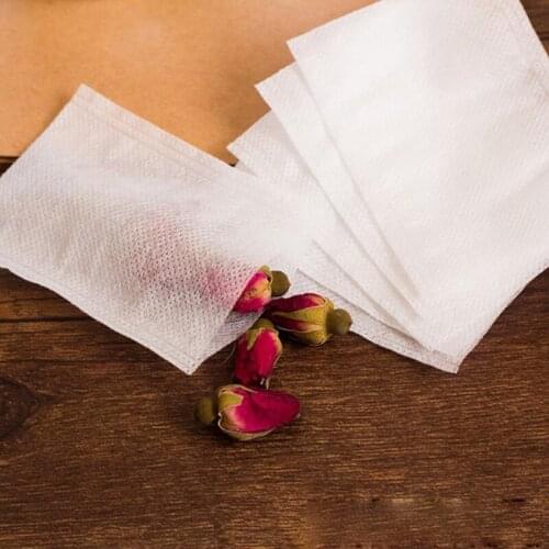 Non-Woven Fabric Empty Tea Bags Heat Sealing Filter for Plant Powders Flavor Boil Spices 100pcs/Lot