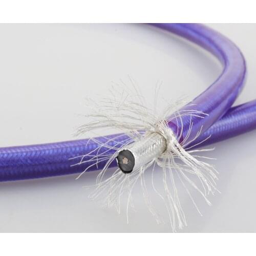 New Audiocrast D01 Silver Plated Silver plated RCA Digital cable coaxial cable silver plated for DIY